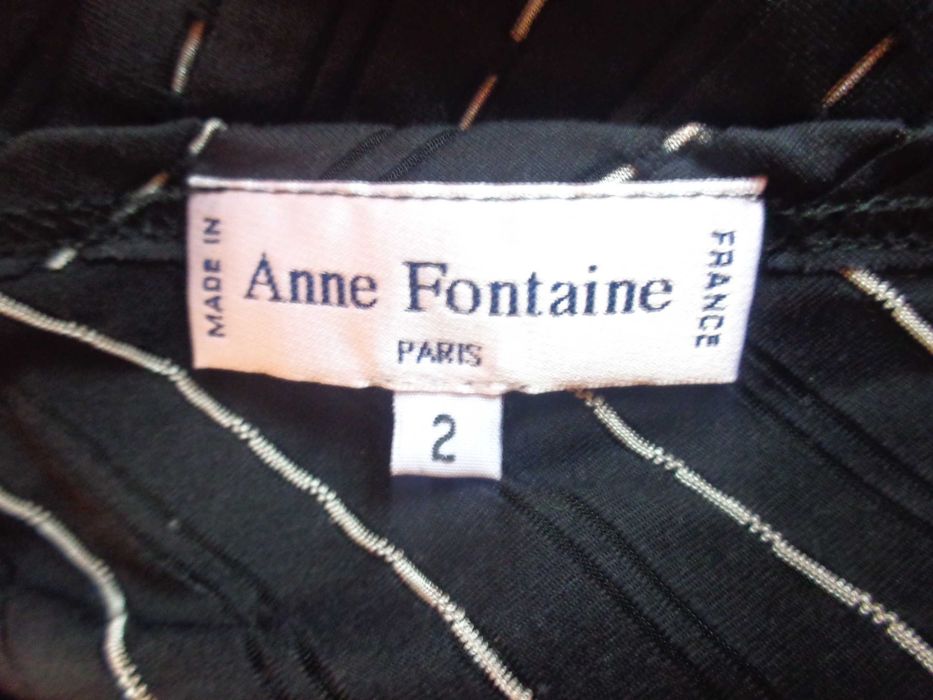 Bluza Anne Fontaine Paris  neagra marimea 2