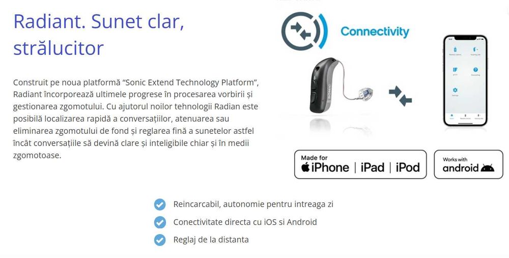 Aparat auditiv Sonic Radiant