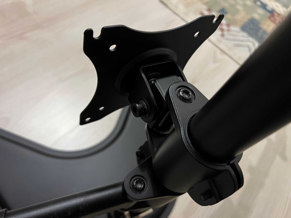 Stand 3 monitoare de birou, Multibrackets, 15"-27", max. 8kg, negru