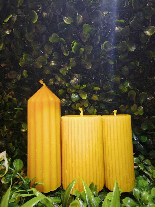 Свещи от 100% пчелен восък - ръчна изработка