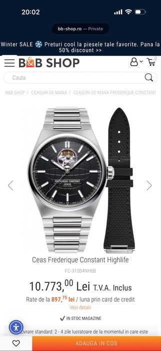 Ceas Frederique Constant Highlife