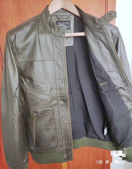 Кожаная куртка SELECTED