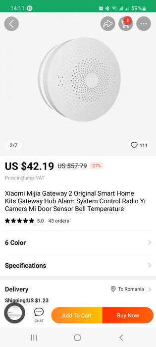 Vand xiaomi smart home mijia detector multiplu .