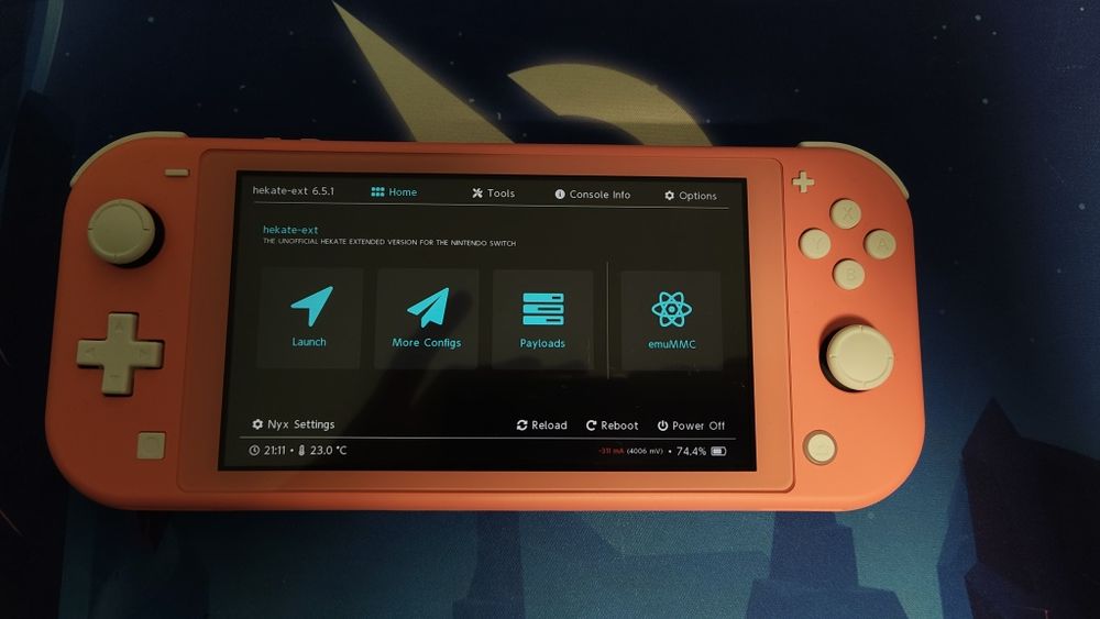 Nintendo switch lite modat