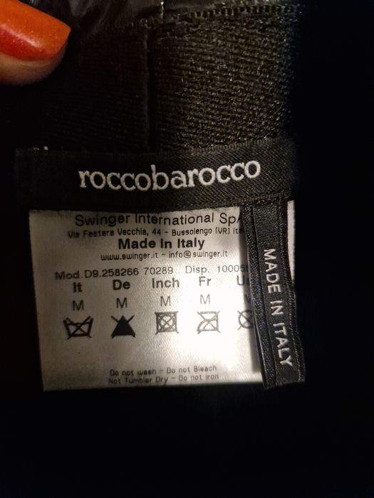 pălărie Roccobarocco lână 100%, neagra, superba