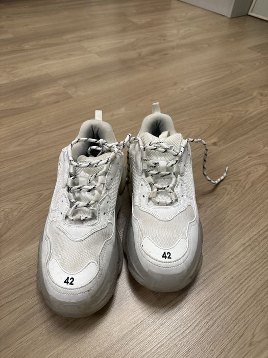 Vand balenciaga triple S white size 42