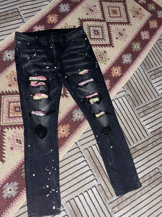 Amiri jeans crystal size 32