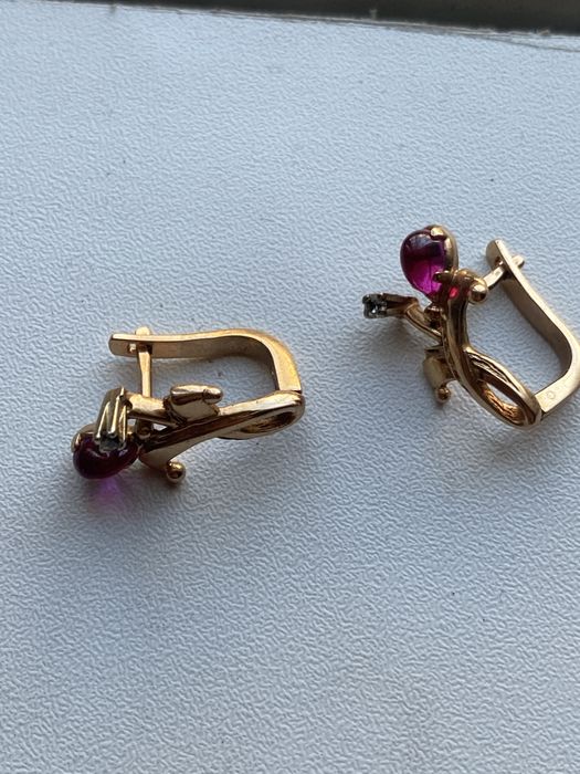 Золотые сережки