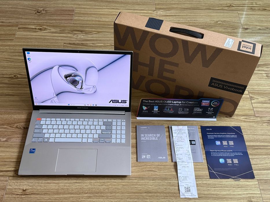 4k OLED Asus Pro 16`Core i7-11370H/RTX 3050/16GB RAM/512GB SSD/550 Nits