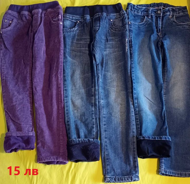 Термо-дънки за момиче  128-134