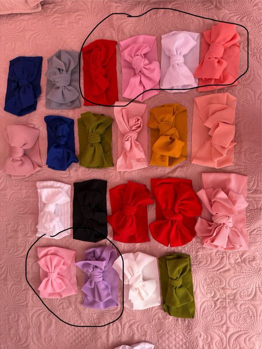 Детски шапки и ленти за момиче