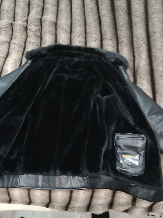 Кожаная куртка мужская