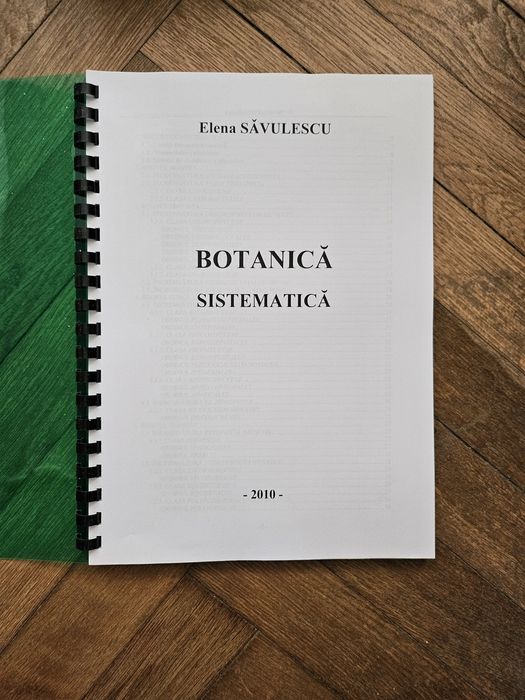 Limba romana  eval nat  , memorator engleza , Botanica sistematica