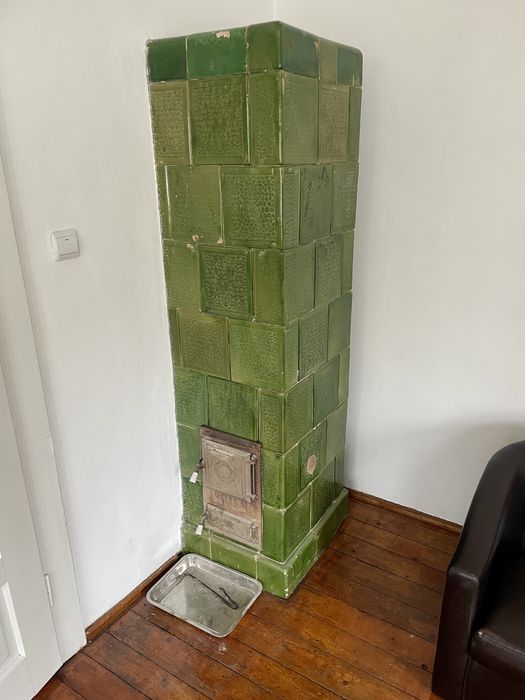 REDUCERE - Sobă teracotă dublă  – Două culori (Verde/Galben)