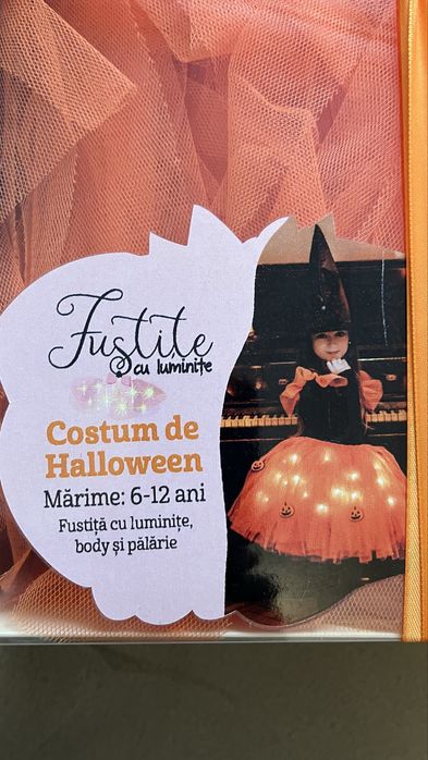 Costum vrajitoare de Halloween
