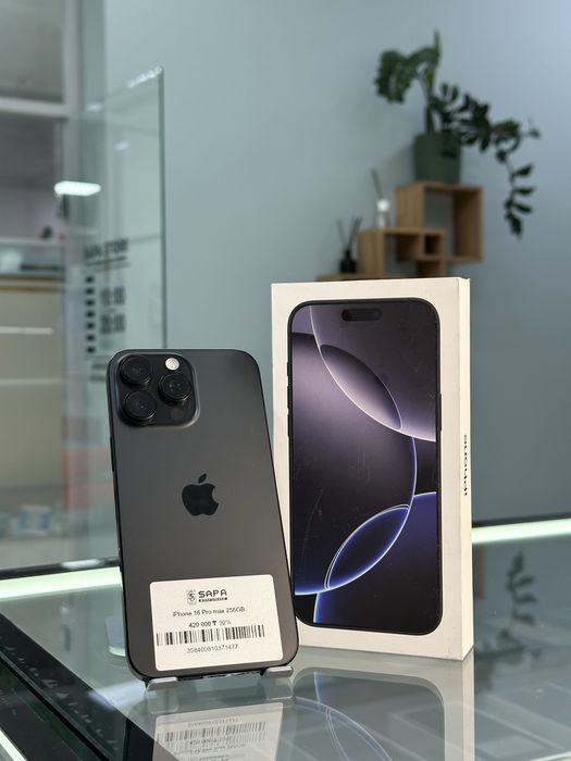 айфон 16 про макс 92% черный