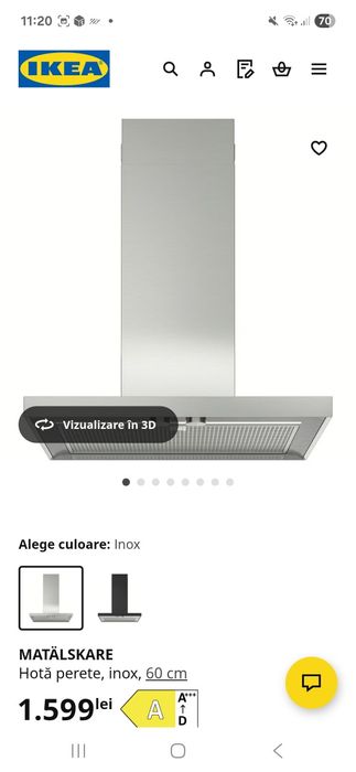 Vând doua hote noi in cutie