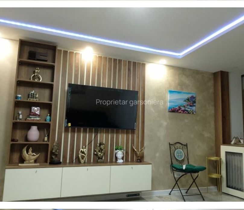 Garsonieră  Craiovei- stradal , complet utilată  și mobilată