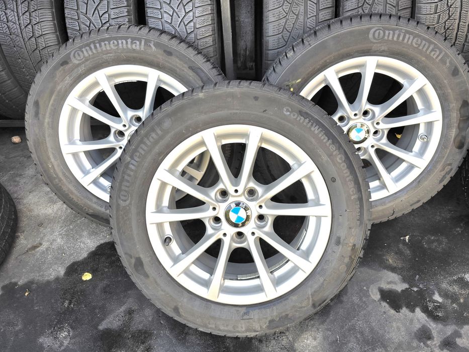 4 roți BMW 16 cu anvelope iarnă 205/60/16 si senzori bmw