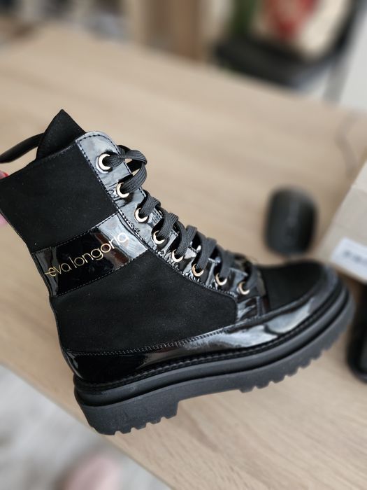 Боти естествена кожа Eva Longoria почти нови, 38номер