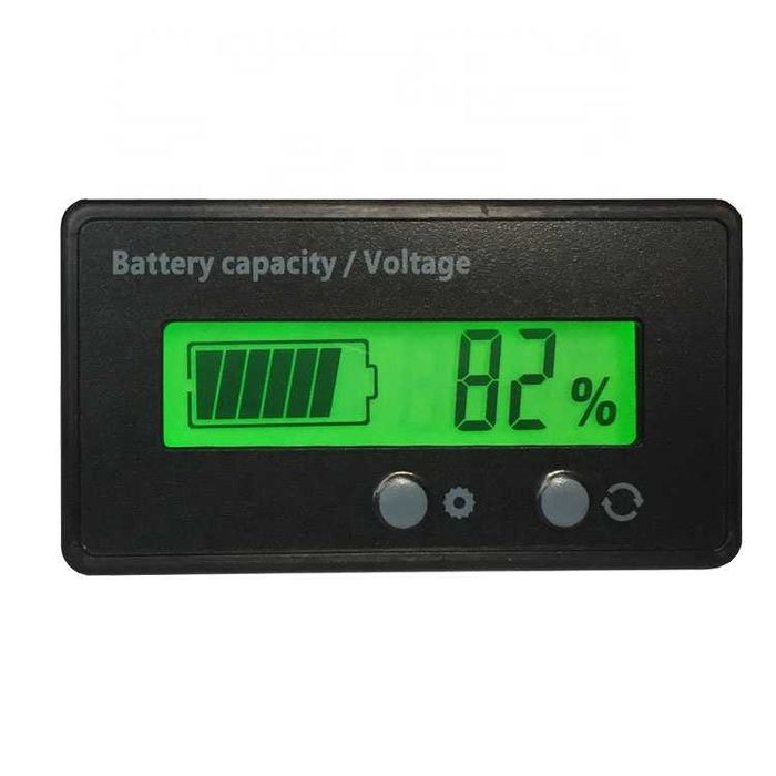 Волтметър lion , lifepo4 lipo 12V24V48V60V72V покзва капацитет процент