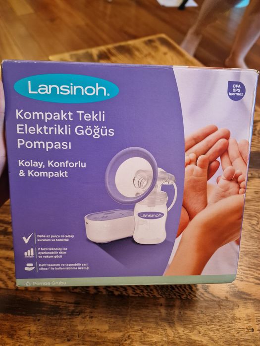 Единична електрическа помпа за кърма Lansinoh