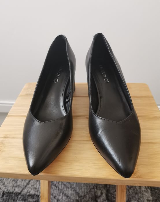 Pantofi negri piele naturala