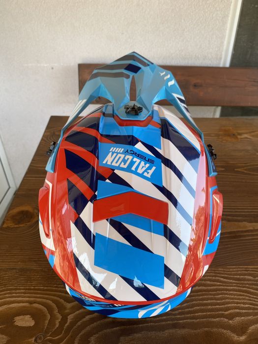 Каска за крос Falcon Energy fluo L