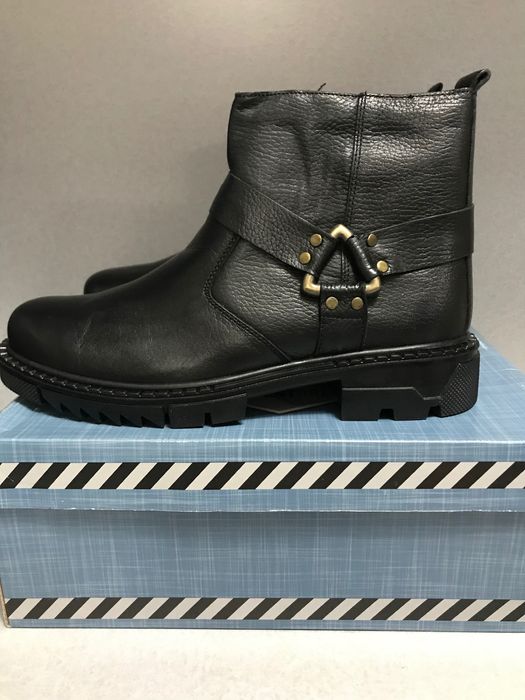 Нови зимни мъжки обувки, естествена кожа