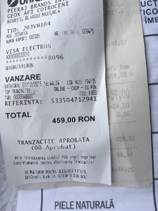 Pantofi geox dama noi