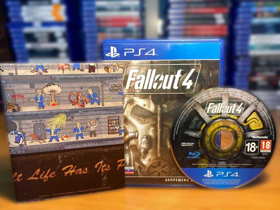 Лицензионный Fallout 4 + Карта PS4/PS5 Большой Выбор Игр