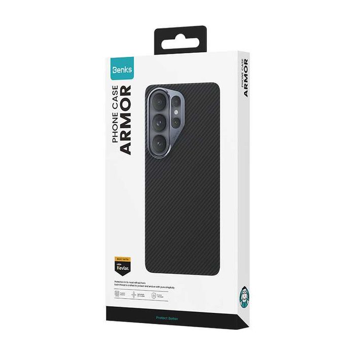 Ocazie! Husa slim premium kevlar Benks sigilata, pt Samsung S26 Ultra
