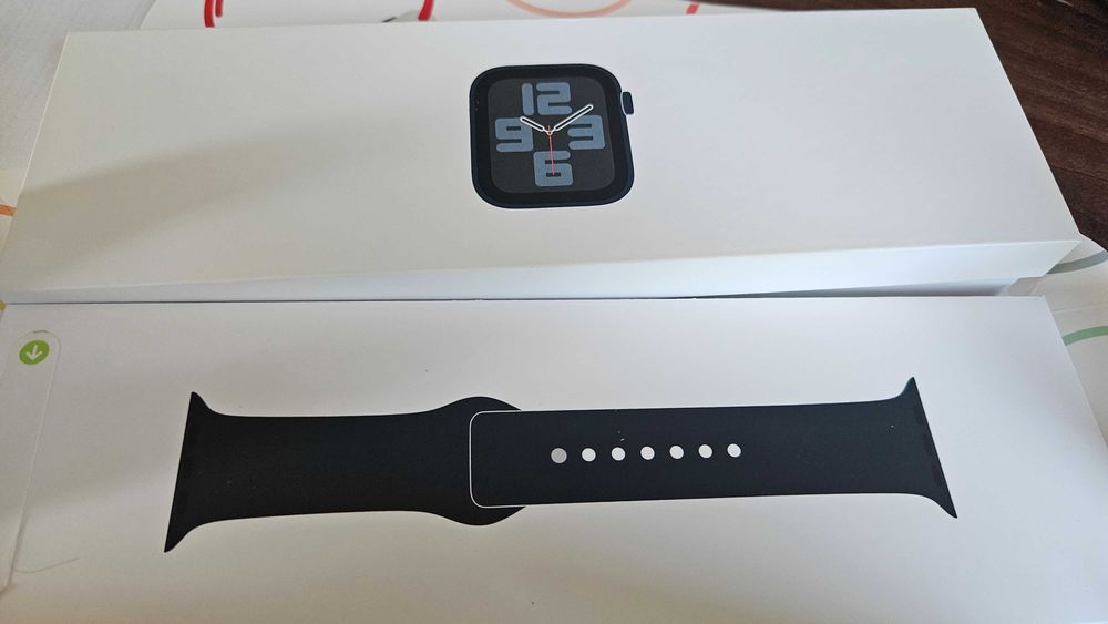 Apple Watch SE 2 (2nd Gen) GPS + Cellular, 44mm Midnight Aluminium Case IMPECABIL