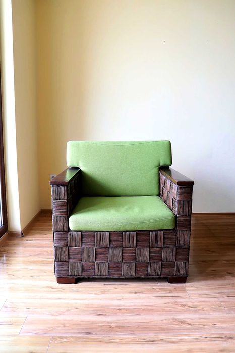 Ратанов фотьойл с масивна конструкция – внос от Индонезия