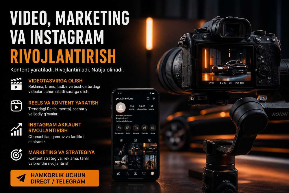 SMM Prodvijenie Marketing Strategiya Target Mobilografiya Videografiya