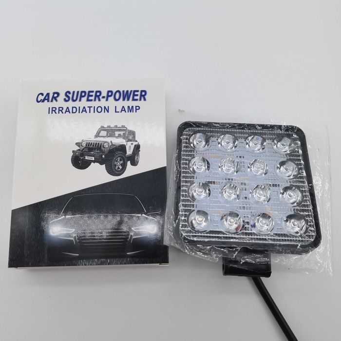 Lampa de lucru LED 16 LED-uri 48W IP68, dimensiune 83mm, universala