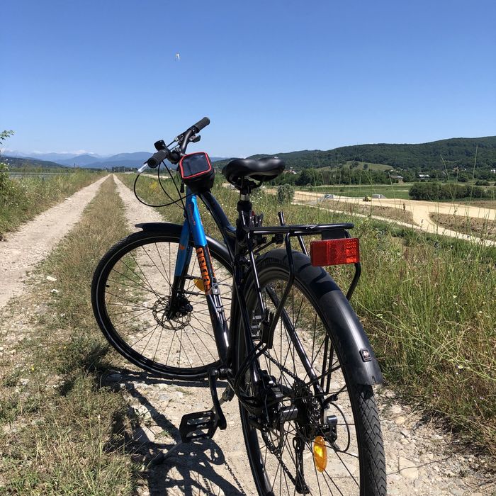 Bicicleta Pegas Hoinar Man 28 inch, Negru Albastru