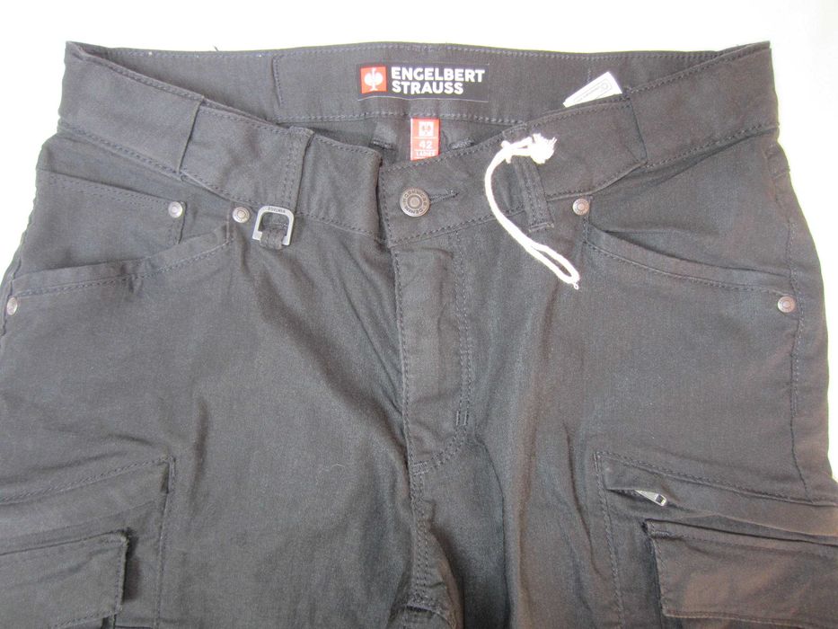 Pantaloni lucru DAMA Engelbert Strauss, masura 42, material (46%bumbac+38%Elasthan+16%poliamida), fermoar, noi cu eticheta de carton