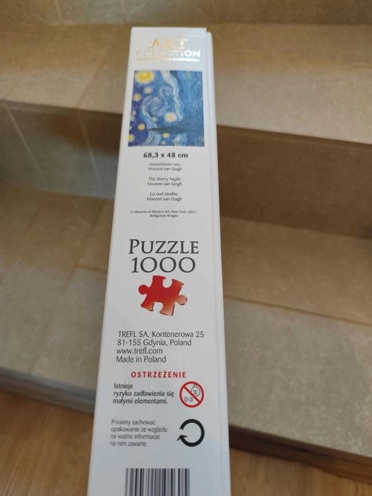 Puzzle Trefl 1000 piese, Starry Night Vincent Van Gogh