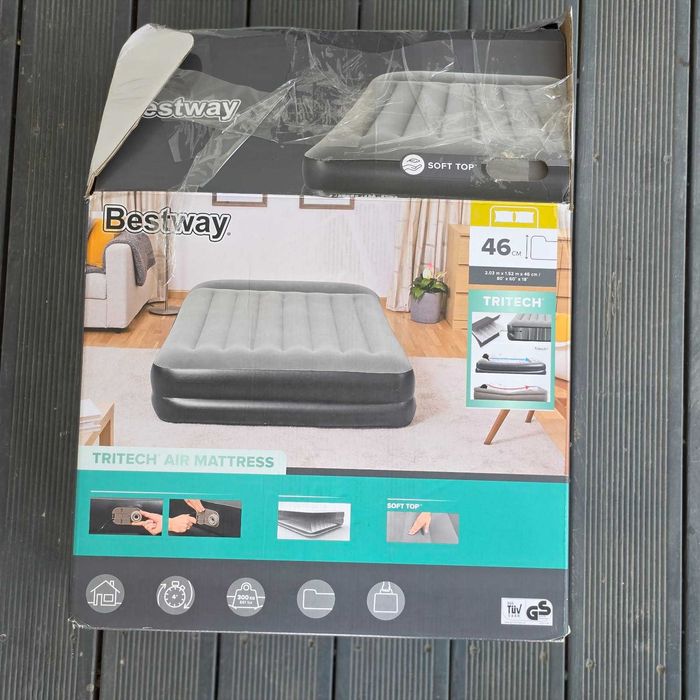 Bestway Tritech Queen saltea gonflabilă cu pompă electrică