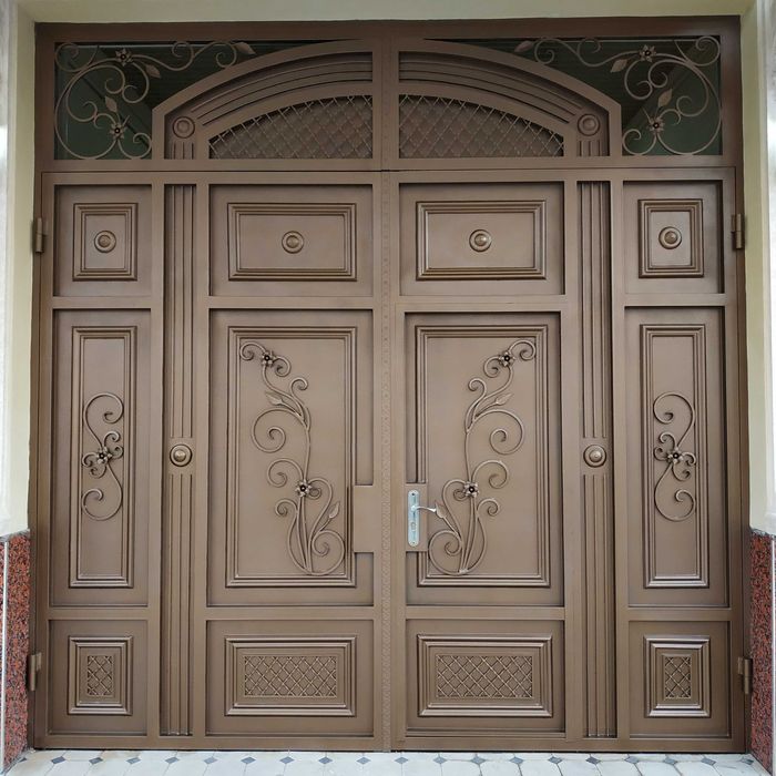 ворота решётка перила оргождения навес лексан naves reshotka darvoza