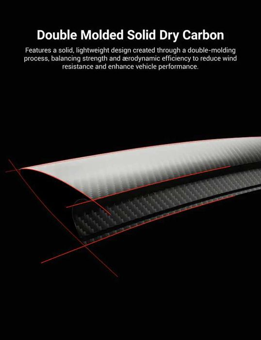 Спойлер за Tesla Model 3 – истински карбон