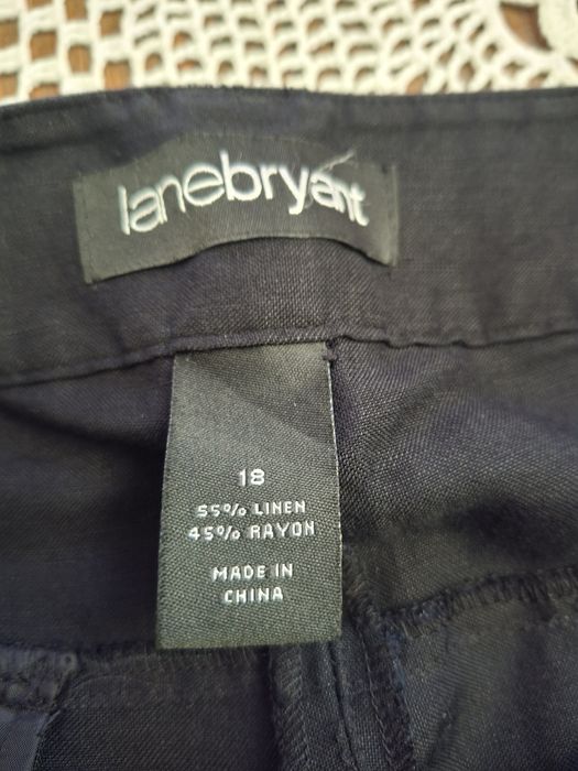 Стилен дамски ленен панталон с размер ХL/XXL