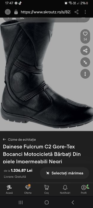 Ghete  moto  Dainese  41