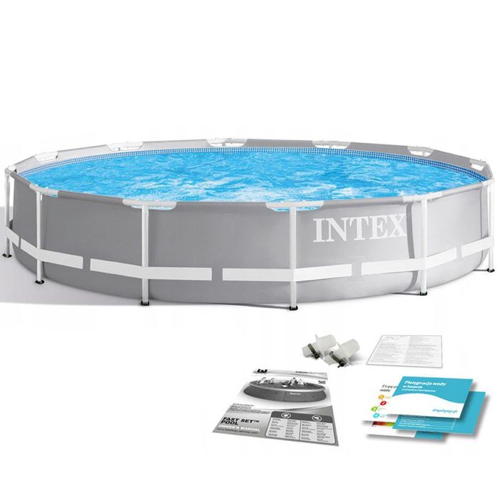 Бассейн 3.66х76 см intex каркасний 6503литр