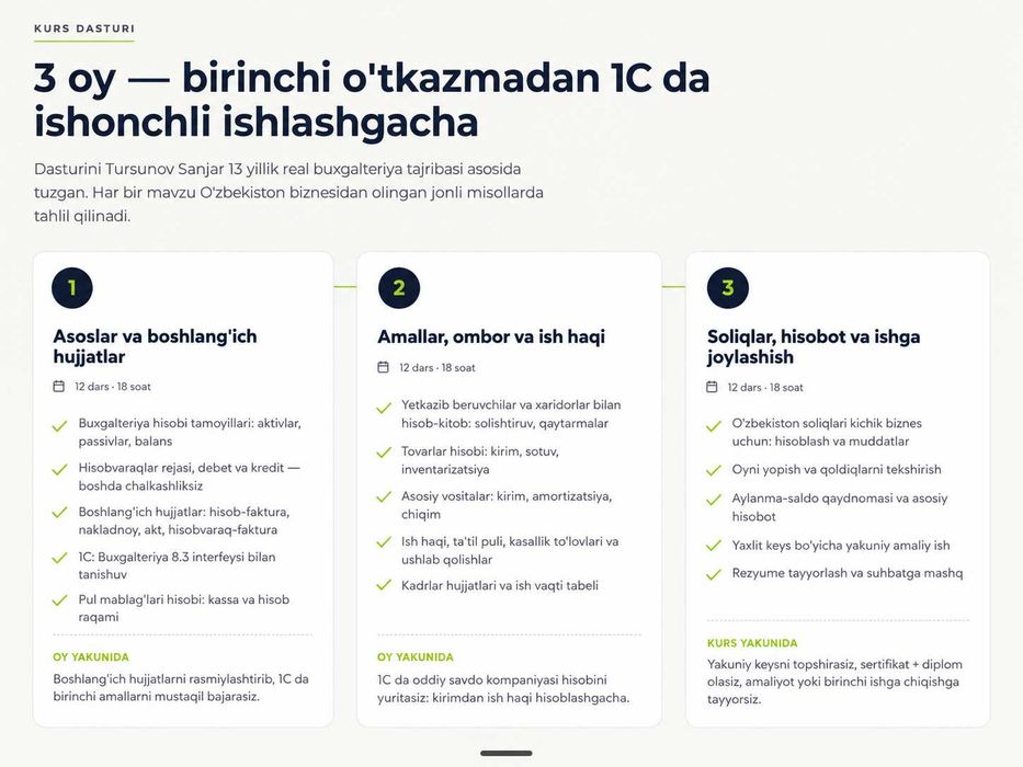 Eng yaxshi buhgalteriya kurslari