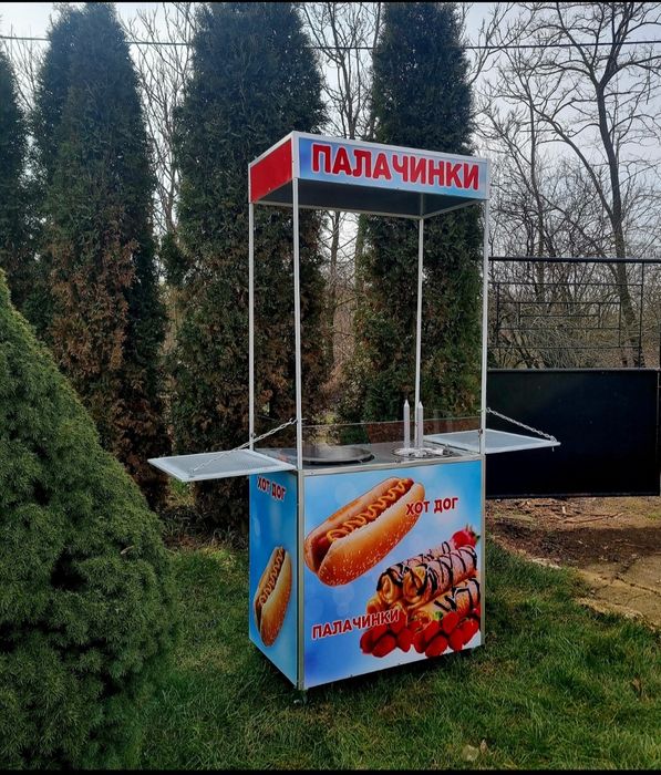 Комбинирана количка за хот-дог и палачинки