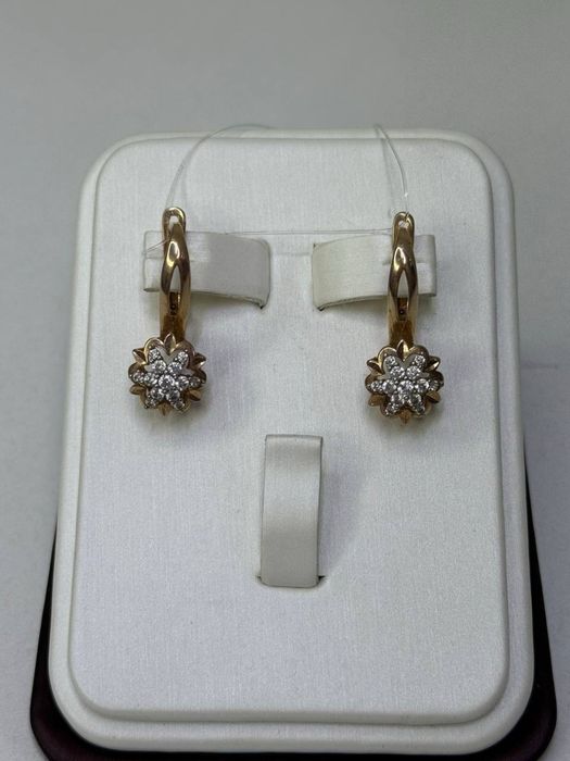 Золото 585  Серьги