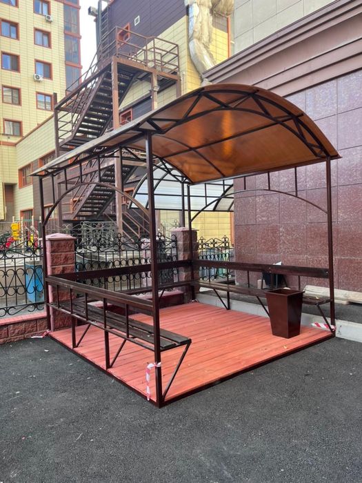 Беседка курилка под ключ