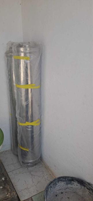 Kit cos de fum complet, inox izolat